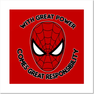 With Great Power Comes Great Responsibility Posters and Art
